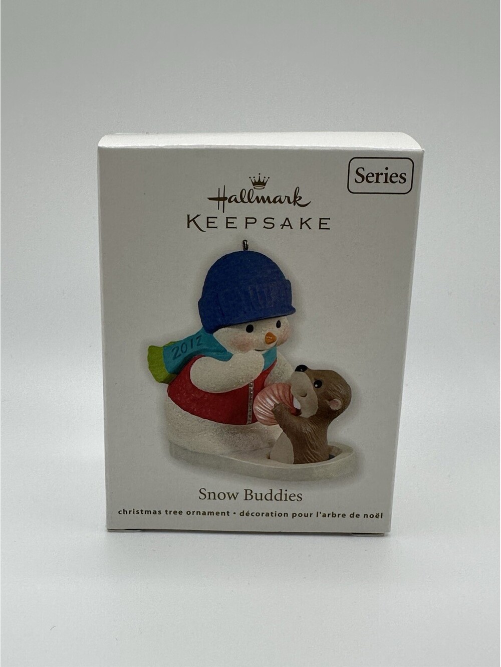 Hallmark Keepsake 2012 Christmas Ornament - Snow Buddies- 15 in Series